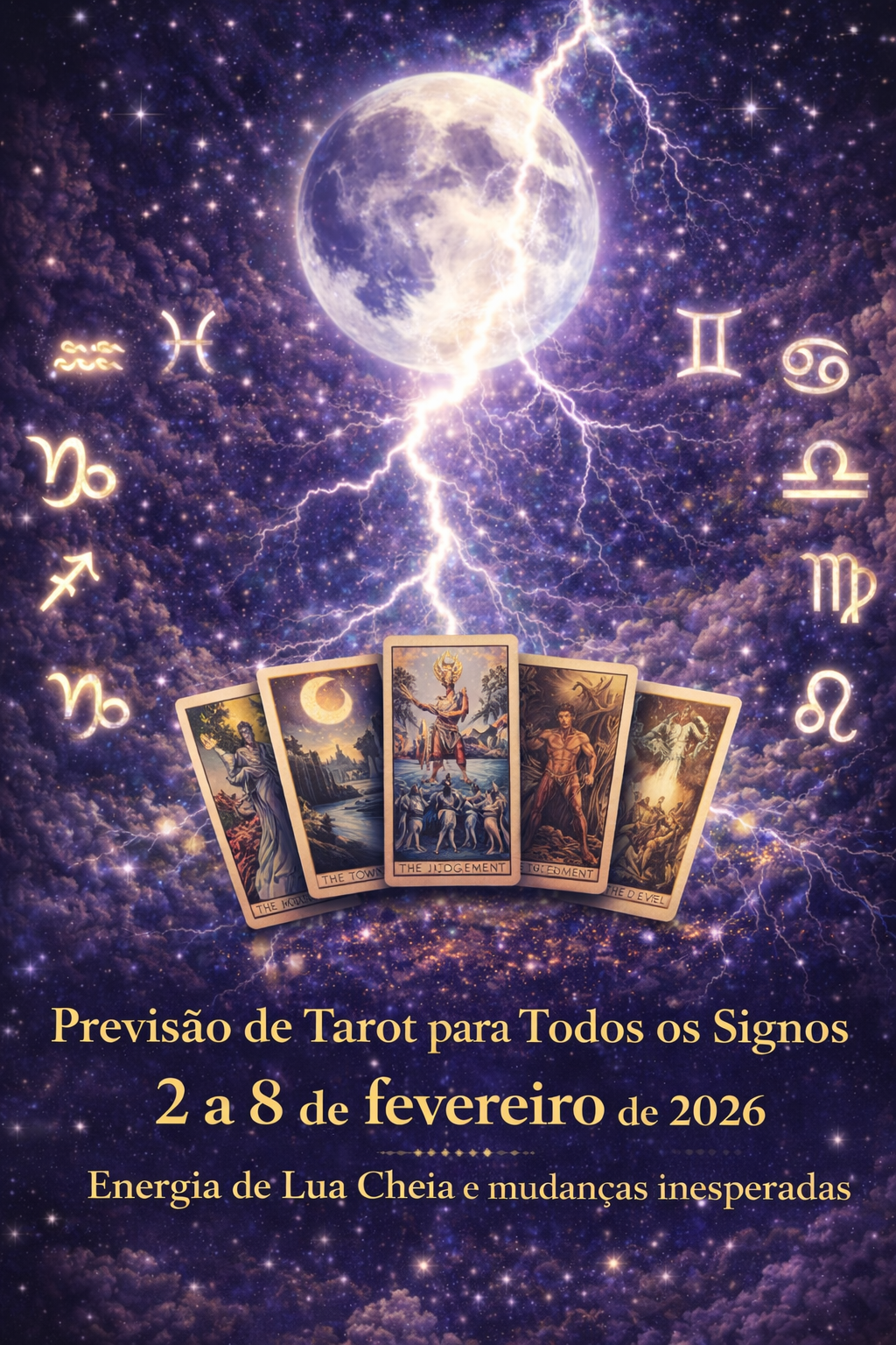 Previsão de Tarot para Todos os Signos 2 a 8 de fevereiro de 2026