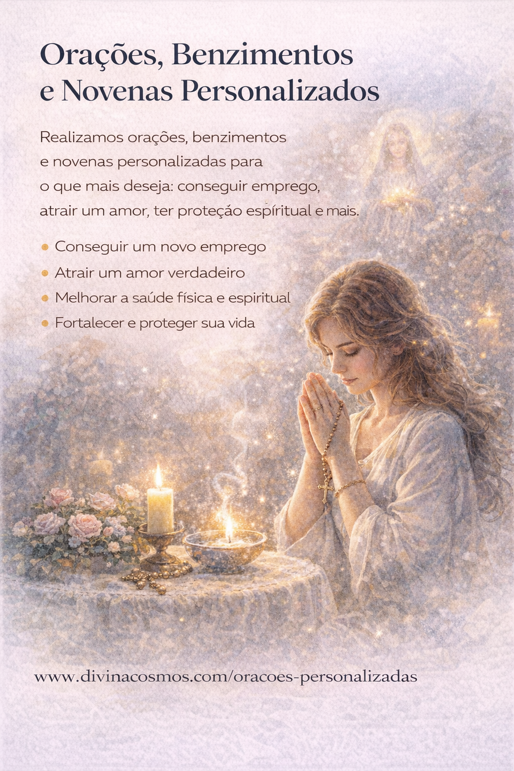 Orações, Benzimentos e Novenas Personalizadas para o Seu Objetivo